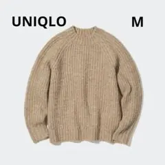 UNIQLO　ローゲージモックネックセーター　M