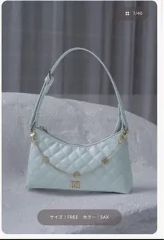 【新品未使用&当日発送】Darich キルティングチェーンハンドミニバッグ