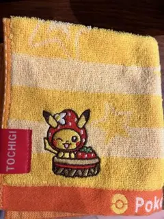 ポケモン ご当地 ミニタオル 栃木県いちごピカチュウ