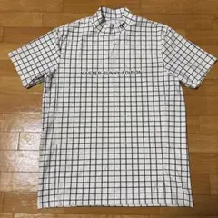 マスターバニーエディション 半袖モックネックシャツ チェック柄 メンズ