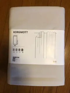 KORGMOTT カーテン 2枚入り ベージュ 幅145cm x 丈250cmのサムネイル