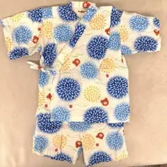 ミキハウス 甚平 パッチワーク和柄 プッチーくん100cm - メルカリ