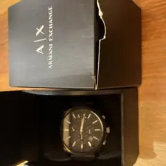 Armani Exchange クロノグラフ腕時計 ブラック