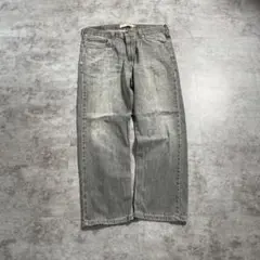 【実寸W35 L28】europe levi's 先染ブラック 569