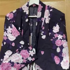紫　浴衣