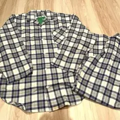 BENETTON ベネトン　フランネル　パジャマ　セットアップ　ルームウェア