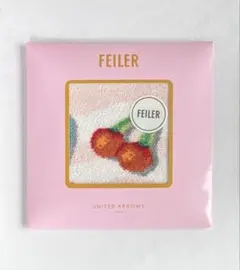 FEILER×ユナイテッドアローズ　キャンディーズハンカチ　ピンク×ライトブルーのサムネイル