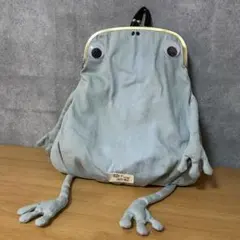 カエル リュック バッグ Frog ジムマスター がま口 デニム ブリーチ 訳有