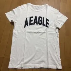 American Eagle Tシャツ ホワイト ロゴプリント M