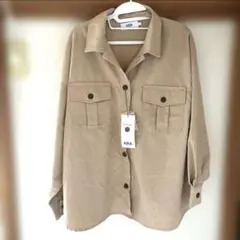 【新品】AZUL アズール LOOSE SHIRT シャツジャケット Lサイズ