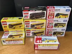 トミカ　はとバス　１０台セット　いすゞガーラ、スーパーハイデッカー、エアロキング