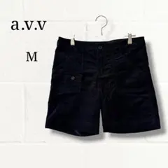 a.v.v standard アーヴェヴェ ショートパンツ 黒 M ストレッチのサムネイル