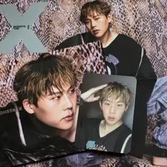 MONSTA X THE X DIGIPACK ver ジュホン 3点セット