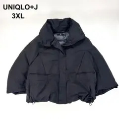 希少✨3XL ユニクロ +J ハイブリッドダウンジャケット 黒 大きいサイズ