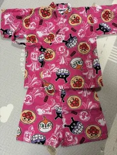 アンパンマン 甚平 90cm ピンク