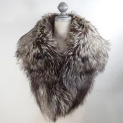 【極美品】サガフォックス☆金サガ　ロイヤル 　女優襟　ボリューム　ファー SAGA FOX 高級ショール フォックスファーショール サガ 毛皮 日本製