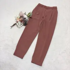 【ユニクロ】UNIQLO ドレープジョガーパンツ ブラウン S