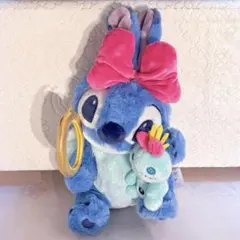 ディズニーストア　スティッチ＆スクランプ ぬいぐるみ Ribbon Stitch