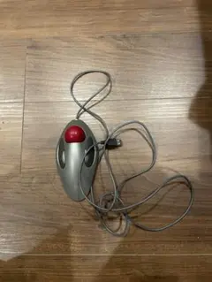 ロジテック　USB トラックボール グレー/赤