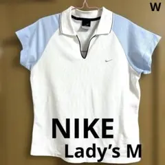 Nike エアフィット ポロシャツ 半袖 ホワイト/ライトブルー