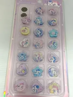 ユニコーンロゼット　おはじきシール　1シート　新品　カミオジャパン