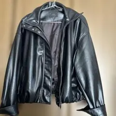 ZARA フェイクレザージャケット S 今期