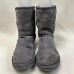 アグ UGG レディース ムートンショートブーツ グレー 24㎝ NO.32のサムネイル