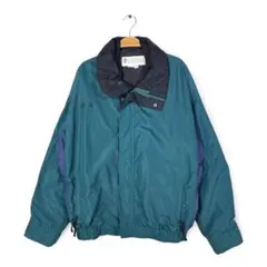 90s コロンビア ブガブー マウンテンパーカー ナイロンジャケット 緑系 L