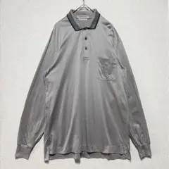 BAY HILL CLASSIC /長袖ポロシャツ ブラウングレー エジプト綿のサムネイル
