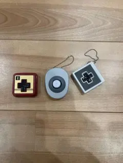 【3点セット】コントローラー型キーホルダー ファミコン/64/スーファミ 任天堂