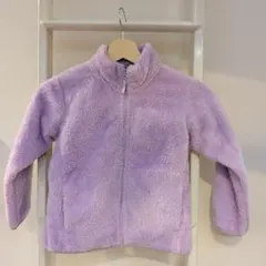 【美品】UNIQLO　ユニクロラベンダー フリースジャケット