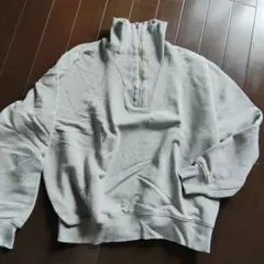 AMERICAN HOLIC ハーフジップ スウェット グレー M