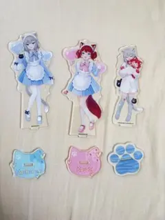 赤見かるびNachonekoアクリルキーホルダー4種種 赤見アクリルスタンド
