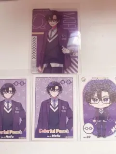 カラフルピーチ ステッカーコレクションガム ウエハース もふくん