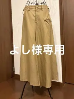 ヨウジヤマモト　Y’s ワイズ 変形スカート キャメル2のサムネイル