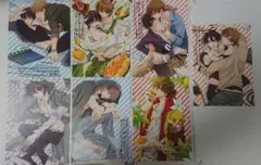 抱かれたい男一位に脅されています 特典イラストポストカード 7枚セット 非売品
