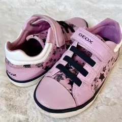 イタリア購入 子どもGEOX ピンク 星柄 スニーカー