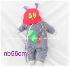 ERIC CARLE はらぺこあおむし♪0000新生児★NB56ＣＭカバーオール
