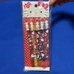 サンリオ　キティちゃん　Hello Kitty カラーペンセット5色ツインタイプ