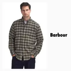 新品未使用タグ付き Barbour バブアー チェックネルシャツ