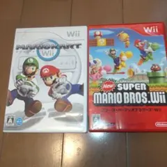 Wii マリオカート、New スーパーマリオブラザーズ Wii セット