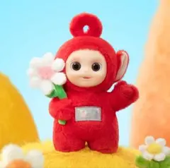 テレタビーズ　 "Say Hello" ぬいぐるみペンダント　ポー　赤