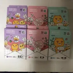 KAKAO FRIENDS 絆創膏 6箱12種類124枚