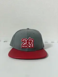 Jordan 23 キャップ グレー/レッド
