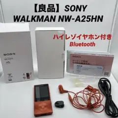 【良品】SONY WALKMAN NW-A25HN 16GB ハイレゾイヤホン付