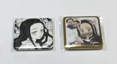 鬼滅の刃　ufotable　ダイニング　くじ　スクエア缶バッジ　竈門禰豆子　2個