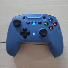 美品★switch専用★ワイヤレスコントローラー★青★通電、充電確認済み！