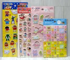 【新品未使用】クレヨンしんちゃん　タイルシール　ふわふわシール　ぷっくりシール