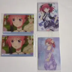 五等分の花嫁　中野二乃 アニメイラストカード4枚セット