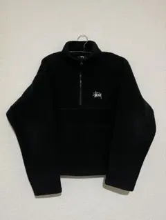 STUSSY ハーフジップフリース - メルカリ